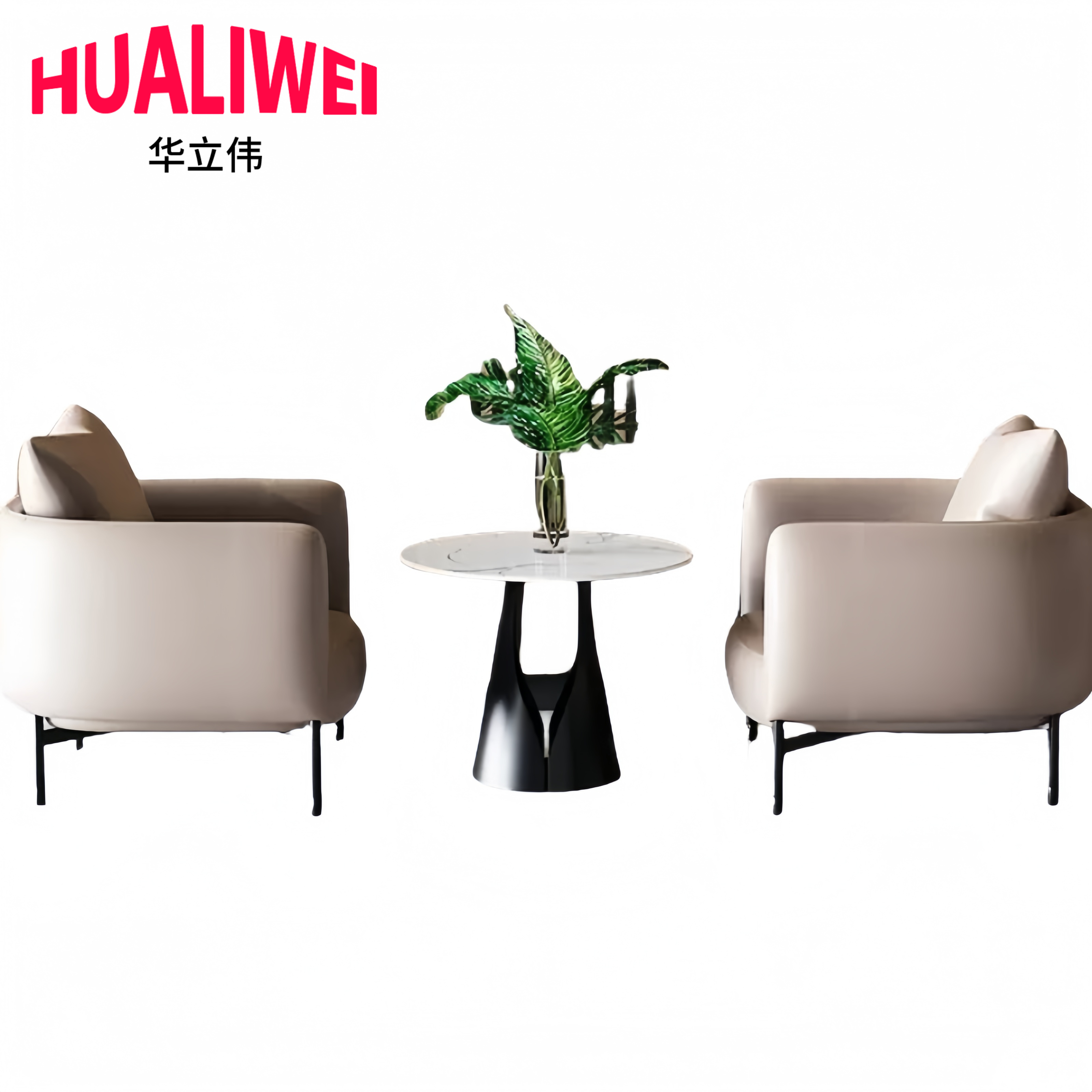 华立伟洽谈桌椅 一桌两椅 套