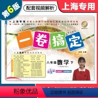 数学 八年级下 [正版]2024版 一卷搞定八年级下 数学 8年级下册 第6版 上海初中教辅配套同步单元期中期末综合专项