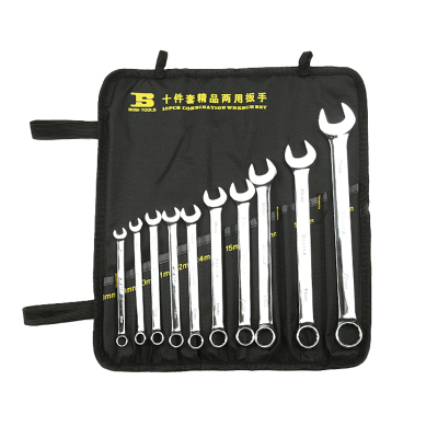 波斯(BOSI) 荧光系列精品套装两用扳手 10件套 套