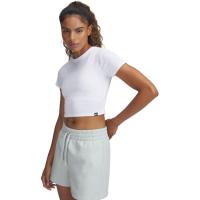 Under Armour女士运动T恤女款弹力透气圆领短袖休闲训练上衣