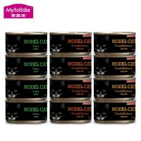 麦富迪猫罐头 模特猫主食罐幼猫成猫通用型猫湿粮 混合口味170g*12罐