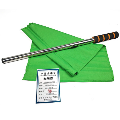 和居态 不锈钢杆防护旗 绿300x350mm 个