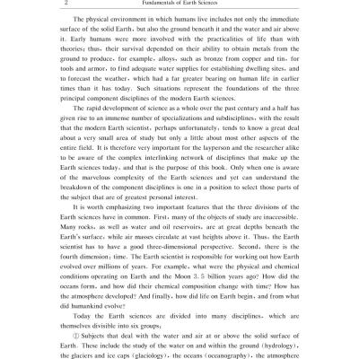 地球科学基础(英文版)