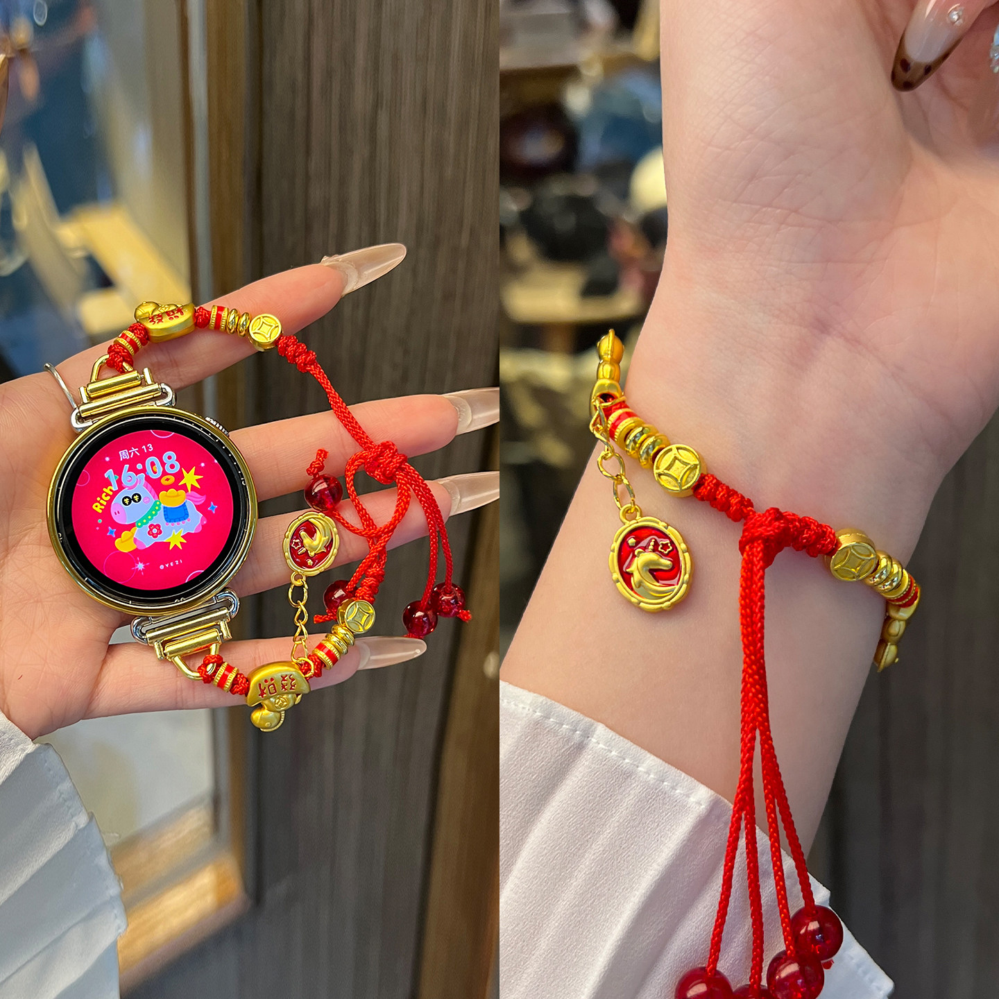 适用小天才电话手表表带Z10/Z9可爱挂脖Z11新款Z8Z7S保护套3139B