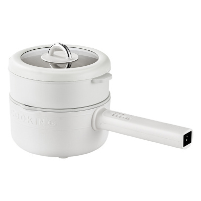 摩动电煮锅2L不锈钢蒸笼小型多功能辅食锅MD-DZG23-L