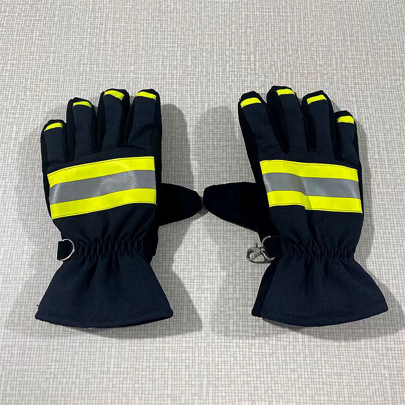 匹牧 PM-ST-G109 消防手套 芳纶阻燃17式消防灭火防护 深蓝色 单位:双