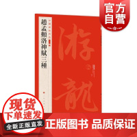 赵孟頫洛神赋三种 中国碑帖名品上海书画出版社