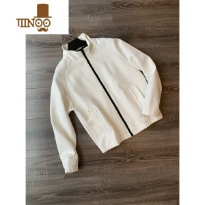 YANXU网红潮牌休闲夹克男新款斜纹立领外穿上衣男装修身百搭外套