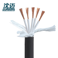 沈迈 铜芯软电线 TRVV-5*4平方(100米)捆