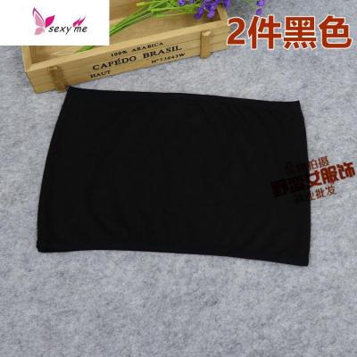 夏季薄款抹胸女士打底内衣莫代尔无肩带文胸果裹胸露卡FISHBASKET胸罩