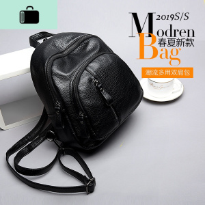 软皮双肩包女小包包女包2020新款多用背包韩版百搭时尚背包小肩包NEW LAKE