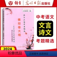 文言诗文 上海 [正版]2024年版 五年上海中考语文模拟卷大观 文言诗文考题精选 近历年五年上海一模二模语文文言诗文真