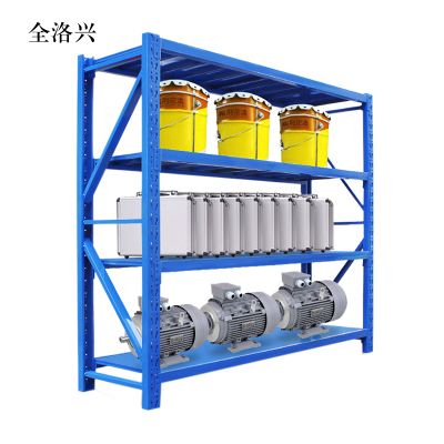 全洛兴承重300kg货架置物架钢制货架长150宽50高200CM