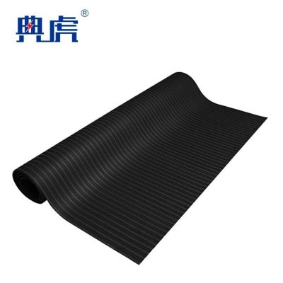 典虎 绝缘垫 黑色条纹5mm*1m*5m 卷