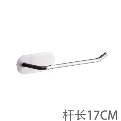 304不锈钢厨房纸巾架保鲜膜架免打孔卫生间壁挂厕纸卷纸挂手纸架款短纸架