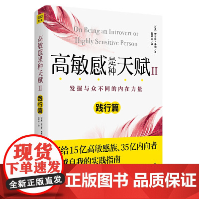 高敏感是种天赋2(践行篇)发掘与众不同的内在力量 伊尔斯·桑德 北京联合出版有限公司 正版书籍