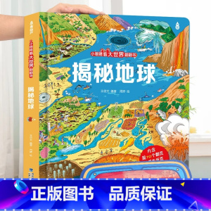 揭秘地球-大本赠眼镜 [正版] 揭秘翻翻书系列全套 儿童3d立体书3-6-8-10岁以上人体科普我们的身体百科全书小学生