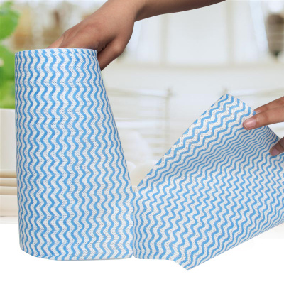 卷筒纸巾加厚厨房用纸吸水卷纸洗碗布厨房纸巾-6卷装