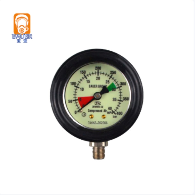 宝亚安全上海宝亚 7.01.04.019 空气呼吸器压力表 黑色