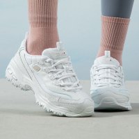 Skechers斯凯奇女鞋新款时尚提花撞色熊猫老爹鞋运动休闲鞋149060-BKLB ZP