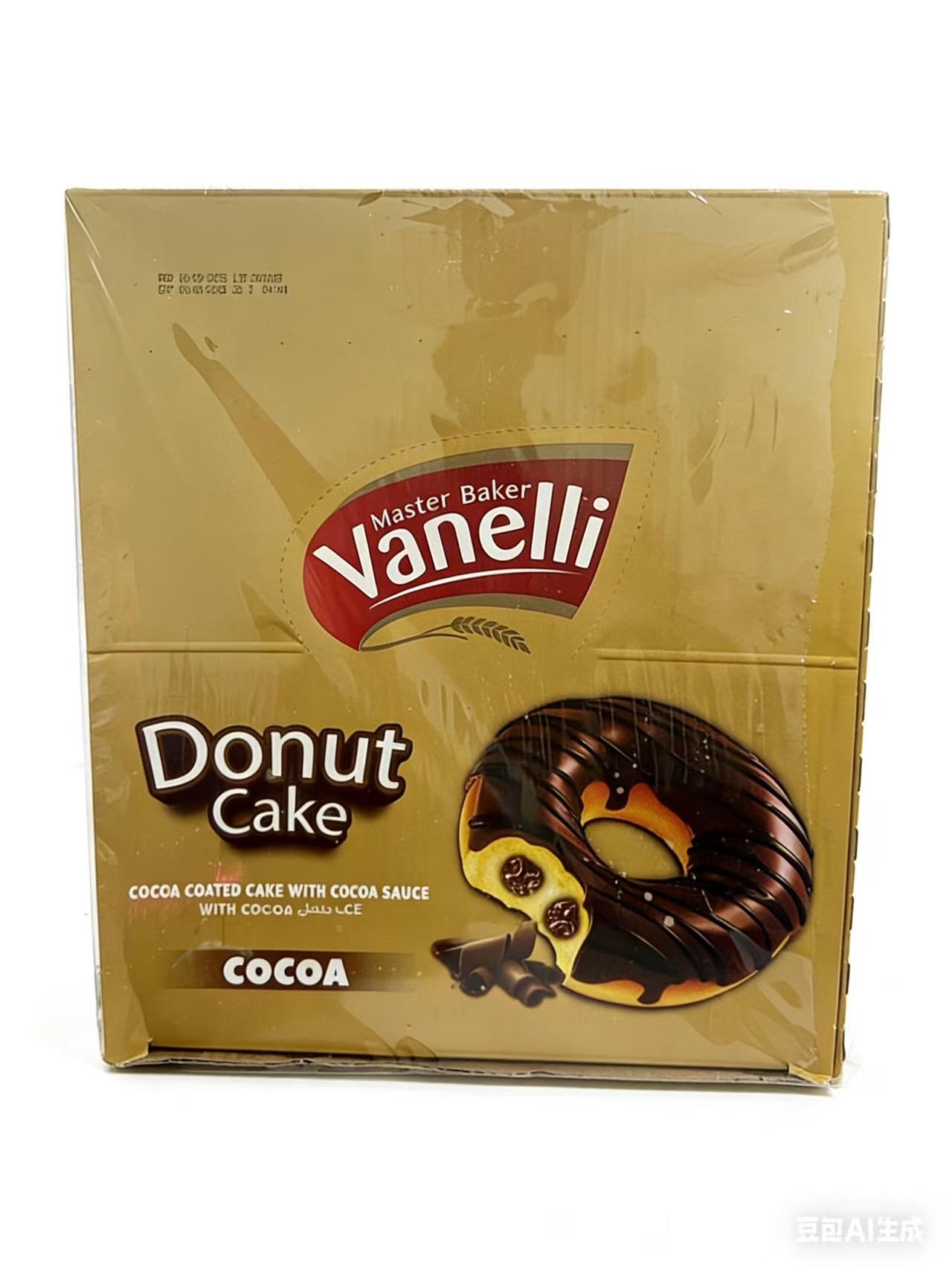 老亚牌巧克力夹心甜甜圈蛋糕糕点