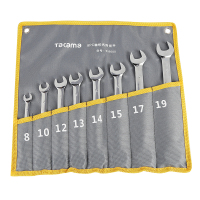 高松(Takama)成套两用快扳棘轮两用扳手镜面工业级8-19mm8支装 609508 /件