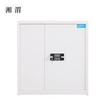 湘渭保险柜铁皮资料柜矮柜办公室储物柜单节白色密码锁900*420*900