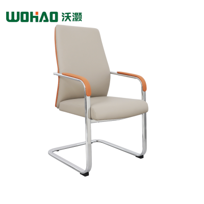沃灏(wohao)会议椅 办公椅职员椅 弓形椅 WH-GD103把