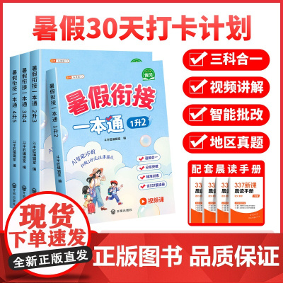 暑假衔接一本通一年级下册暑假作业人教版上册二年级三四五六年级一升二升三升四升五六小升初1升2升3语文4数学5英语6预复习