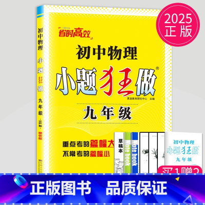 [正版]2025恩波教育小题狂做物理苏科版九年级上下册通用真题模拟训练小题狂练同步提优真题模拟练习册辅导书教辅初三物理复