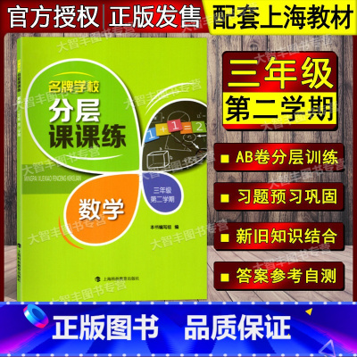 [正版]学校分层课课练 数学 三年级第二学期/3年级下 与上海二期课改数学配套 上海科技教育出版社