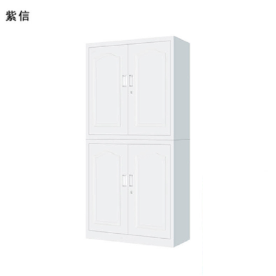 紫信 文件柜两节抠手上抽屉四门柜 1850*900*400mm个