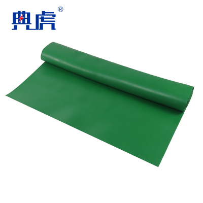 典虎 高压绝缘垫 绿色条纹5mm*1.2m*5m 10kv 卷