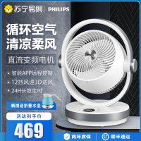 飞利浦空气循环扇家用桌面电风扇台扇台式涡轮对流办公室摇头遥控家用电风扇摇头直流变频对流空调落地扇电扇ACR3124CF