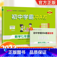 数学-人教版 九年级/初中三年级 [正版]2024新版 初中学霸冲A卷语数英物化七八九年级上册下册试卷测试卷全套初一二三