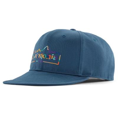  PATAGONIA女士纯棉帆布 adjustable后扣休闲百搭配色棒球帽 Blue