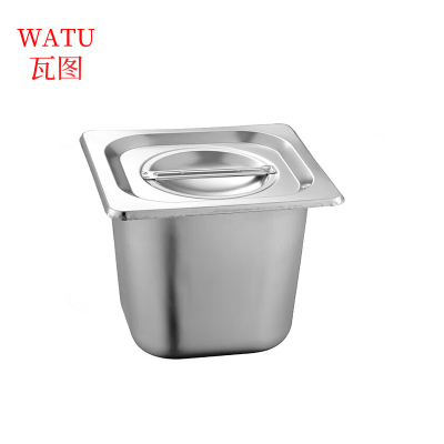瓦图 不锈钢1/6份数盆 176*163*150mm 个