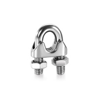 璐盐 不锈钢钢丝绳卡头夹头 M6 个