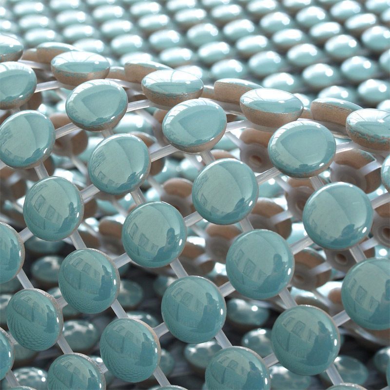 夏季陶瓷凉垫 客厅沙发凉席垫夏天款防滑欧式全包萬能套罩坐垫子 单陶瓷-晶彩果绿 60*180