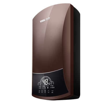 约克(YORK) YK-S9-25传奇系列速热式电热水器家用淋浴洗澡即热恒温25L 竖款 内置恒温 AI智能语音