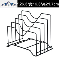 厨房用品锅盖架坐式放锅盖的架子置物架家用塑料支架免打孔收纳架 三维工匠