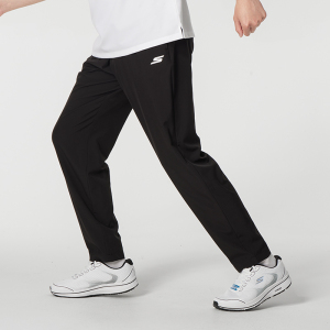 Skechers/斯凯奇男裤新款简约运动休闲透气长裤P225M280-03K8 ZP