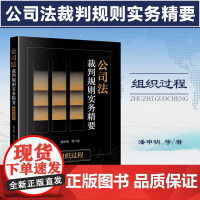 正版 公司法裁判规则实务精要 组织过程 潘申明 等 著 法律出版社 典型案例 展示案情 主要争点 裁判说理 978751