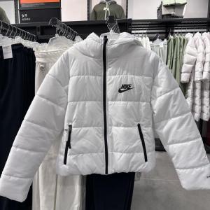 NIKE耐克连帽棉服运动休闲保暖女装外套DJ6996-100 D