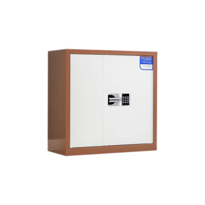 铭威盾保密柜财务档案柜文件柜办公室资料储物柜保险柜电子密码国保锁矮柜咖白-国保密码锁常规