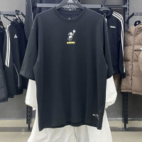 阿迪达斯 (adidas)短袖男装新款运动圆领透气休闲T恤 JZ3287 D