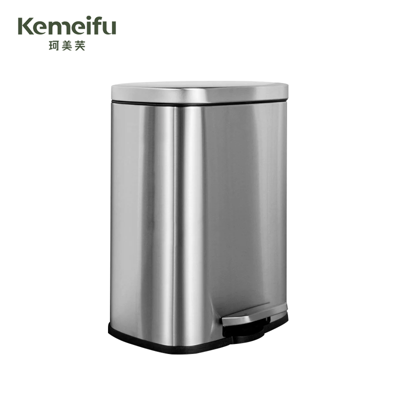 珂美芙 翻盖垃圾桶缓降静音款 5L 个