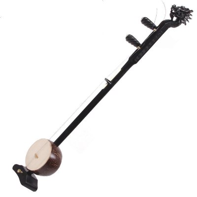 梵巢板胡黑檀木龙头豫剧歌剧秦腔高中音演奏BH-07椰壳梧桐木面板