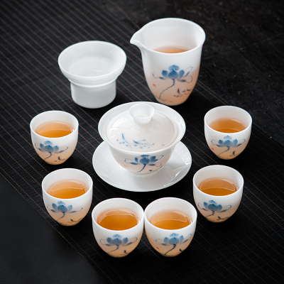 MULTIPOTENT功夫茶具整套陶瓷套装精美伴手礼盒装如鱼得水套组