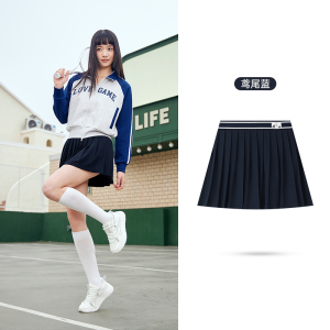 小刘鸭联名丨361°运动短裙夏季宽松透气褶皱裙运动网球裙女裙
